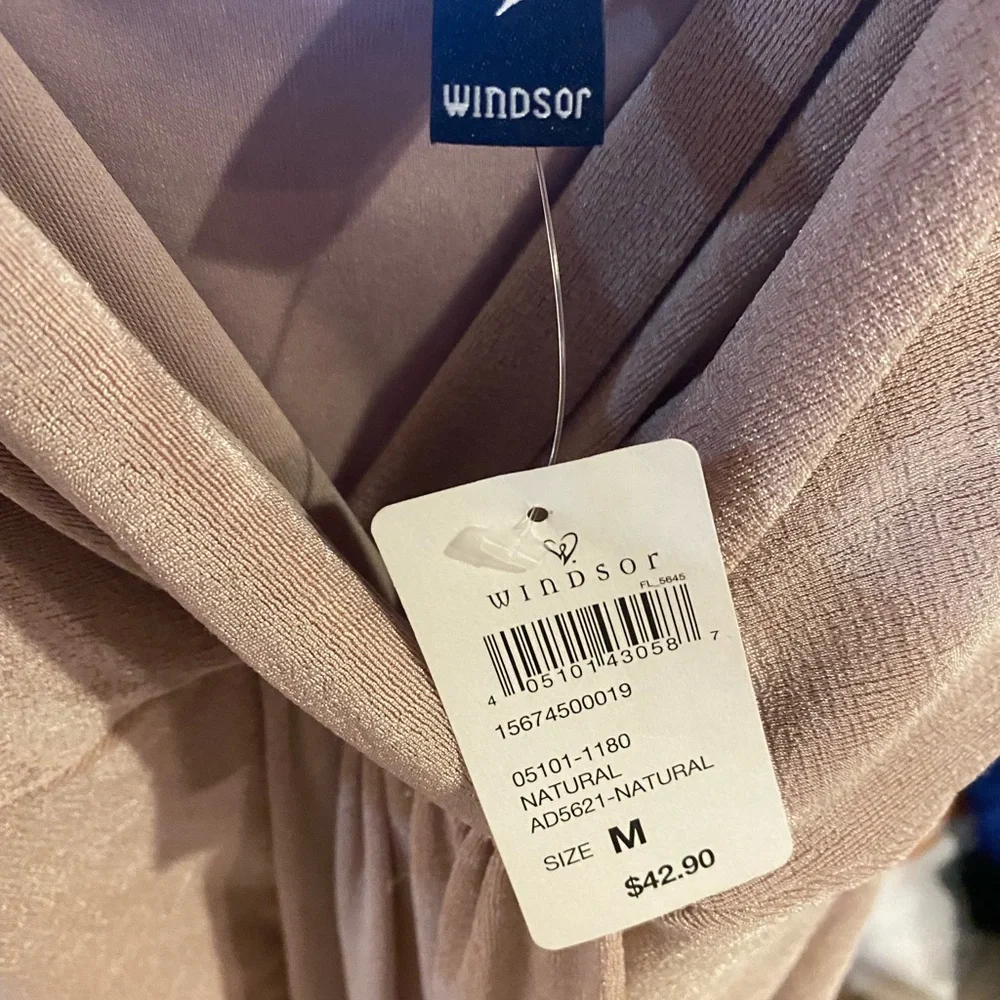 Windsor Pure Perfection Slinky Knit Drape Midi Dress - Picture 6 of 6